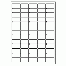 529 - Label Size 38.1mm x 21.2mm - 65 labels per sheet